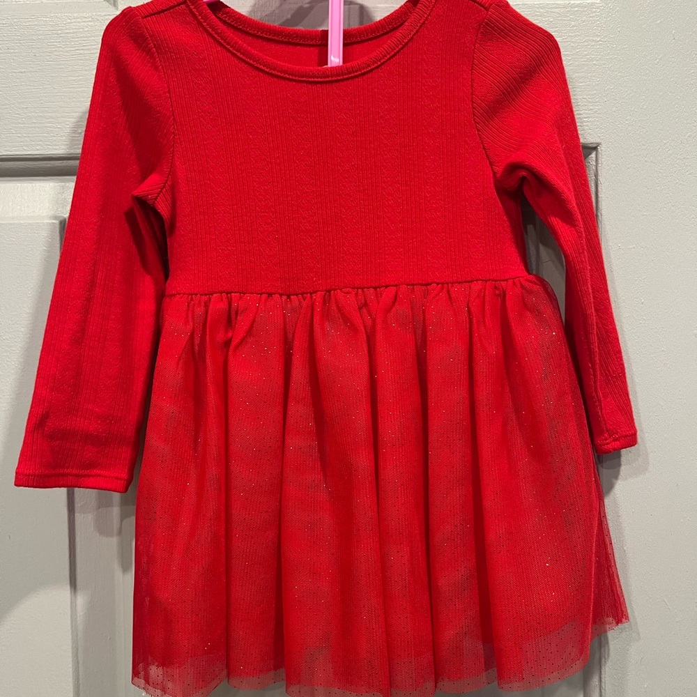 Wonder Nation Vibrant Red Dress
